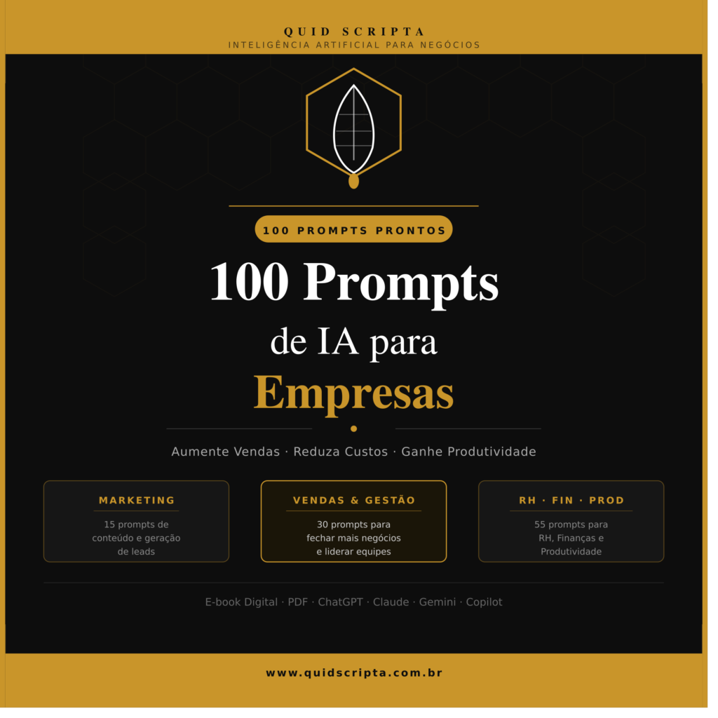 Empresas: 100 prompts de IA