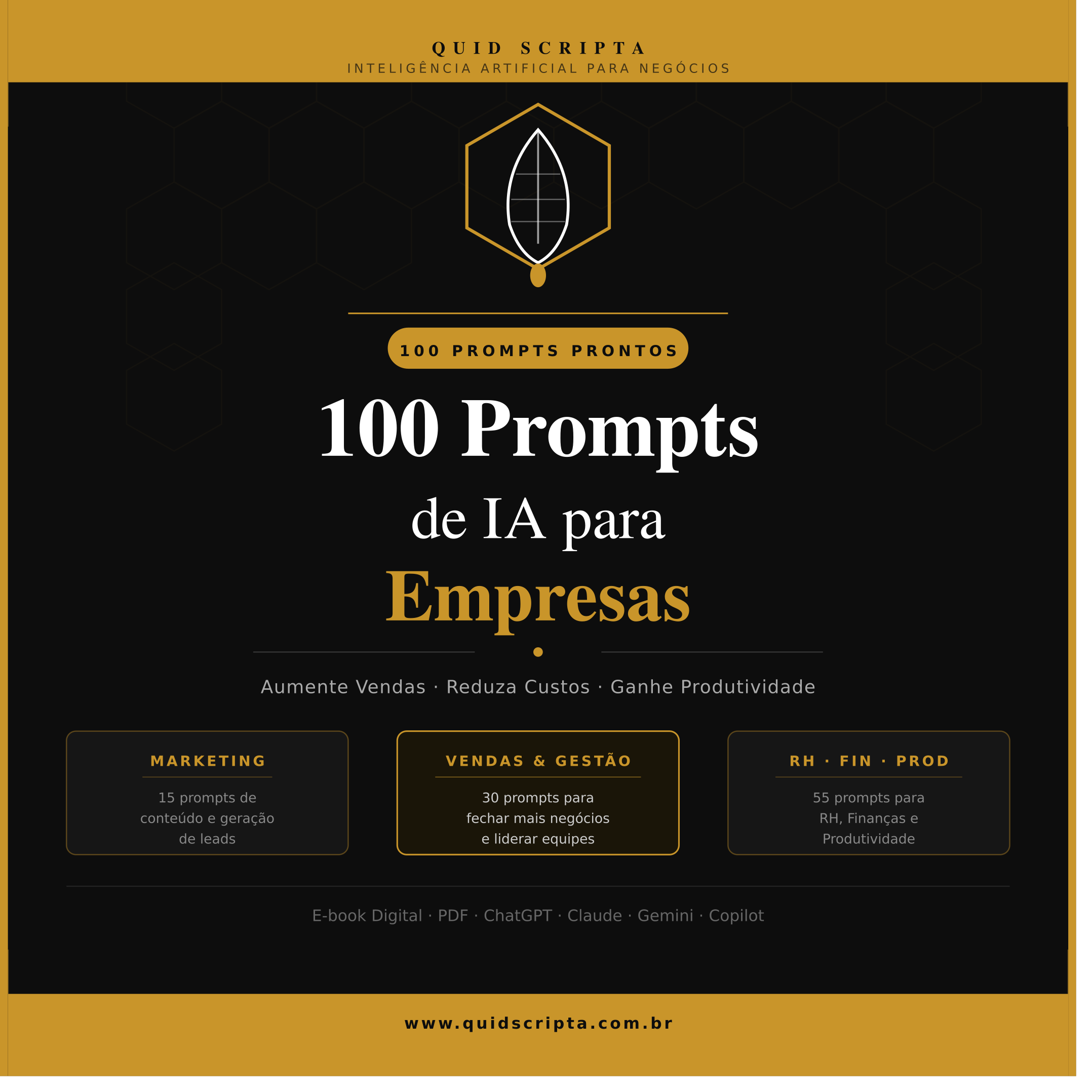 Empresas: 100 prompts de IA